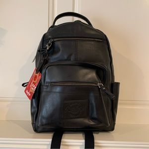 Rawlings Medium Leather Backpack - Black